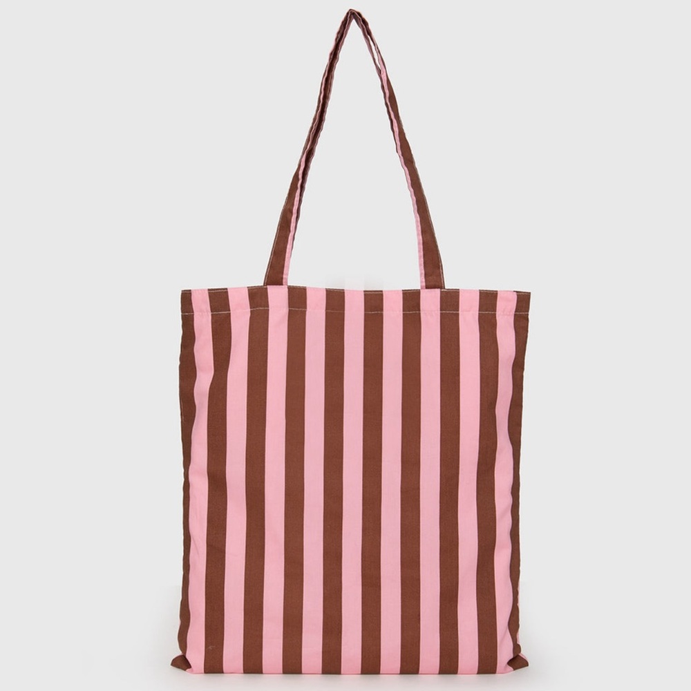 NWT Princess Polly Lelande Striped Tote Bag Pink / Brown - Picture 4 of 9